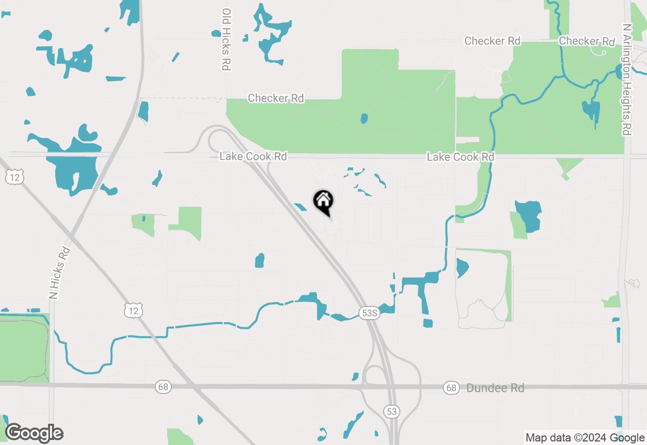 Map of 2245 Nichols Road #E, Arlington Heights, IL 60004