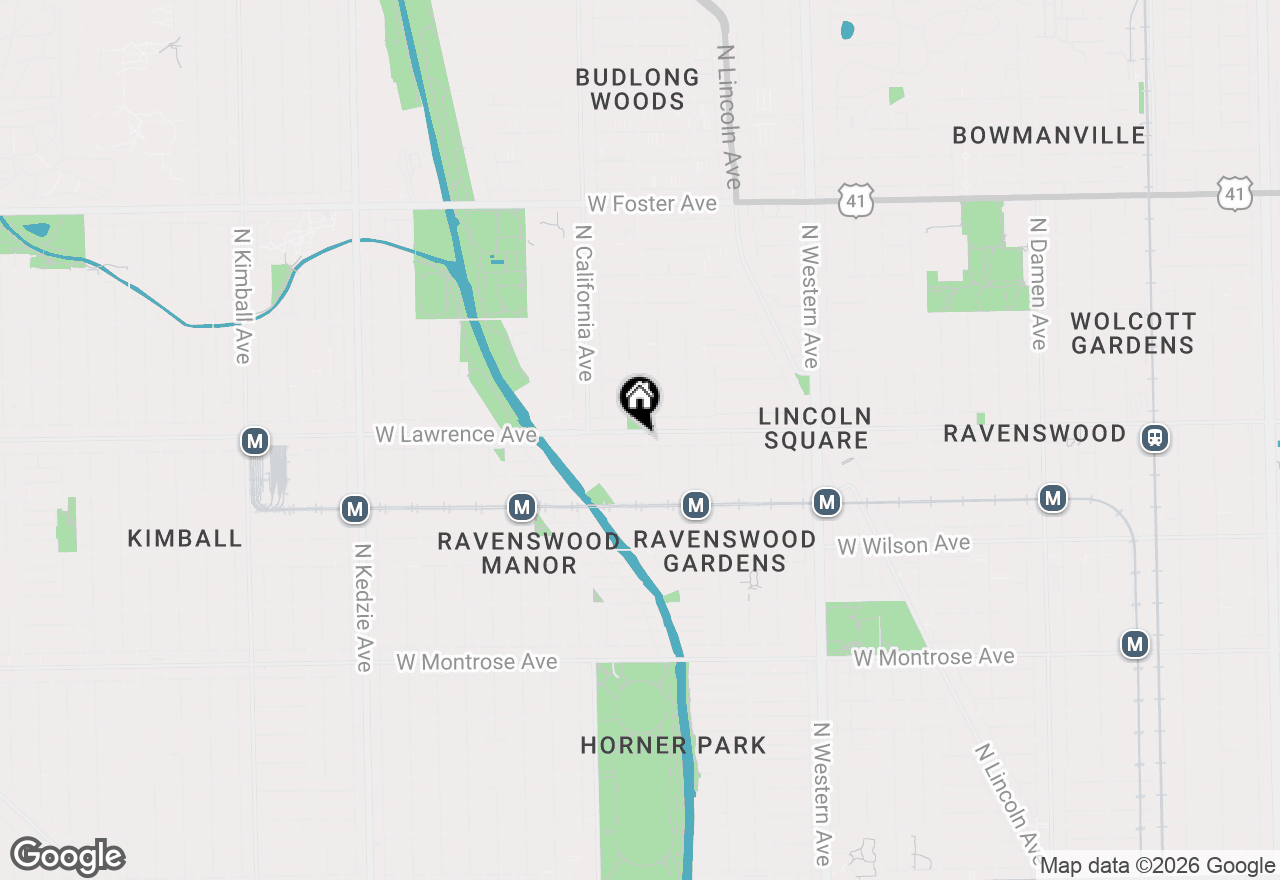 Map of 2703 W Lawrence Avenue #3, Chicago, IL 60625