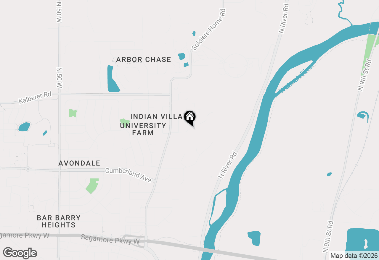 Map of 141 Indian Rock Drive, West Lafayette, IN 47906