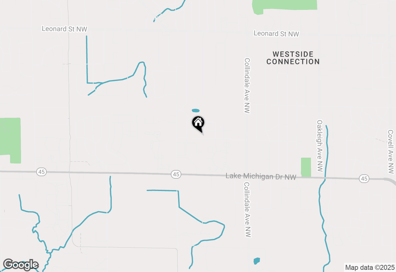 Map of 3027 Burritt Street Nw, Grand Rapids, MI 49504