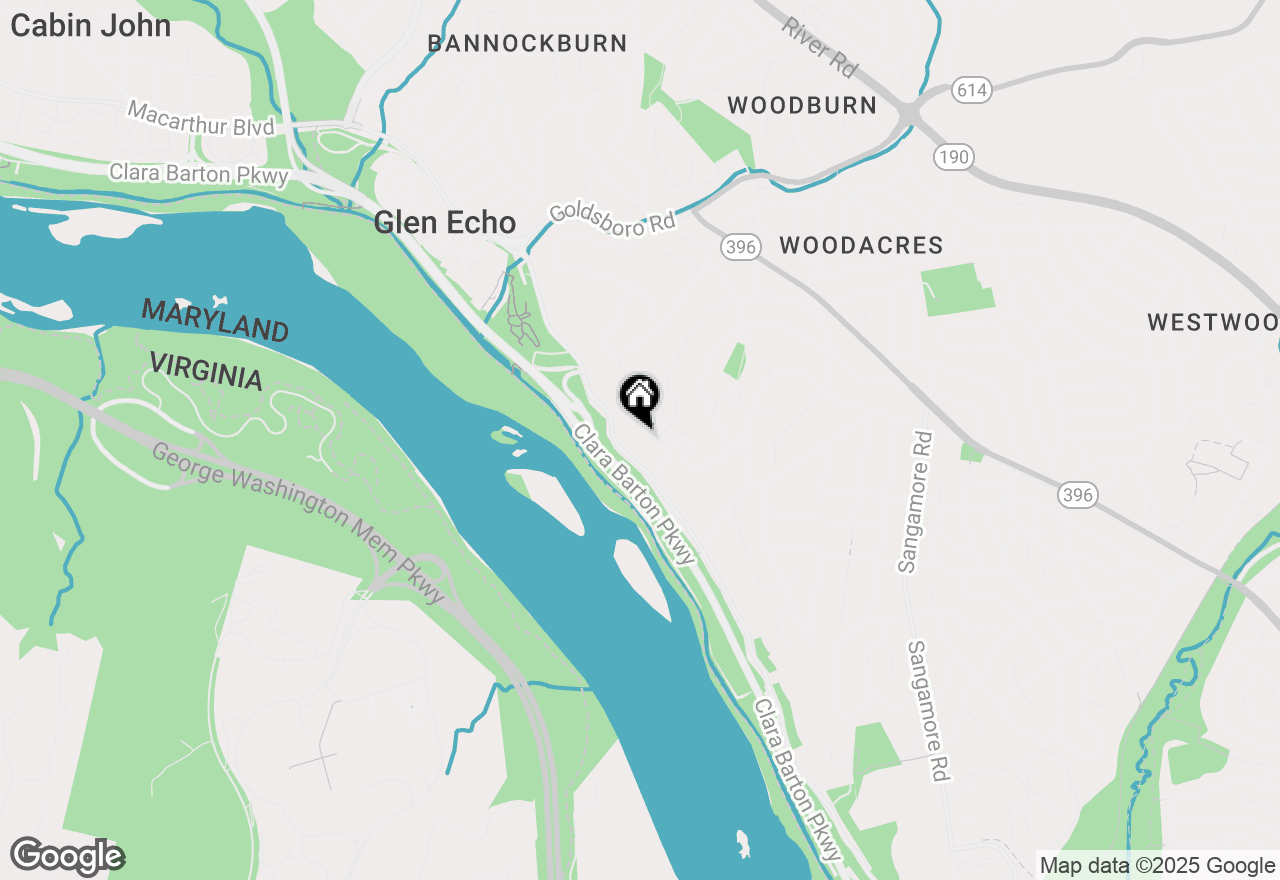 Map of 6604 Rivercrest Court, Bethesda, MD 20816