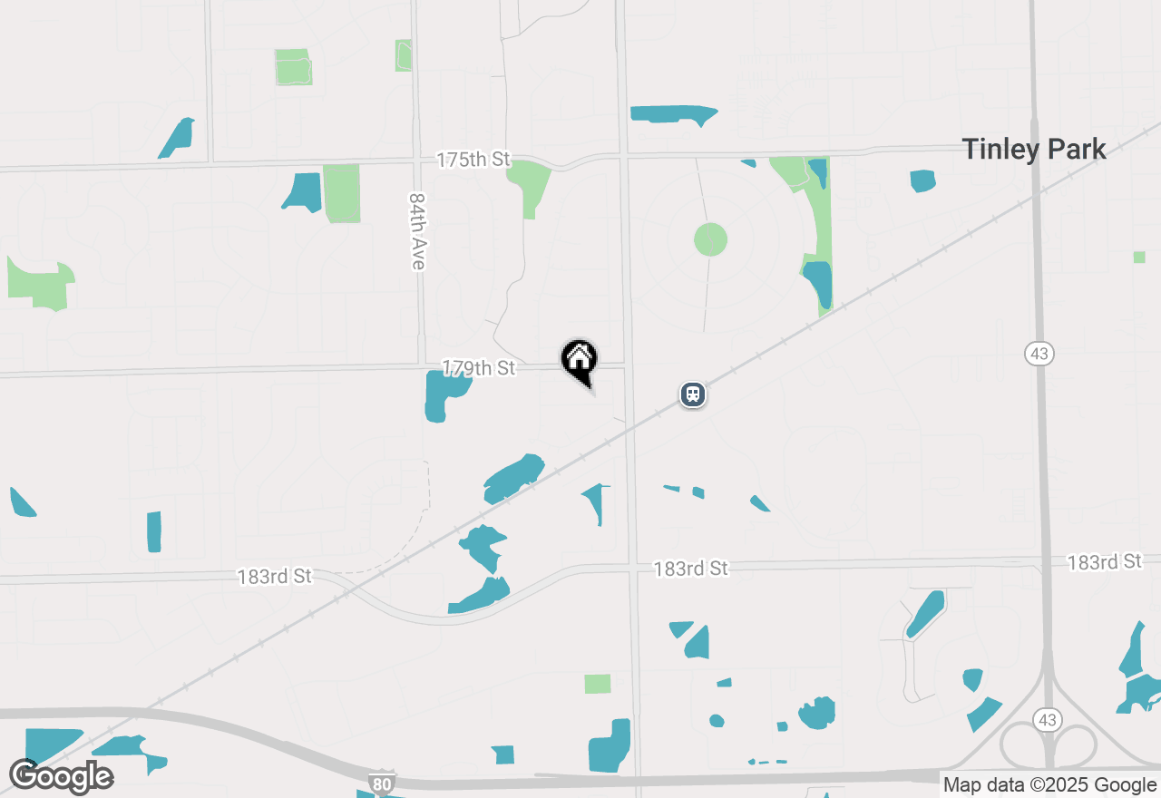 Map of 8036 Blarney Road, Tinley Park, IL 60477