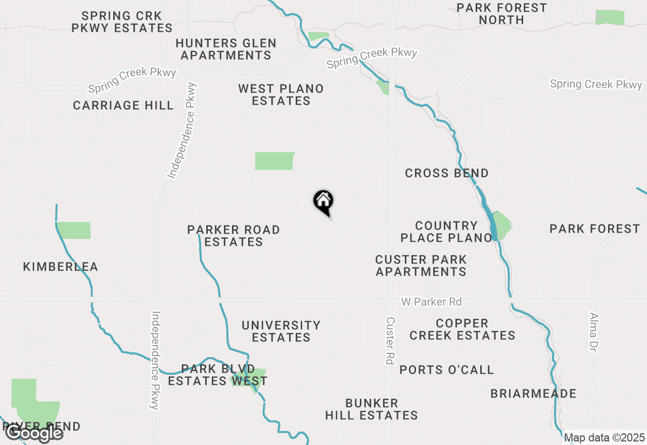 Map of 2307 Glen Forest Lane, Plano, TX 75023
