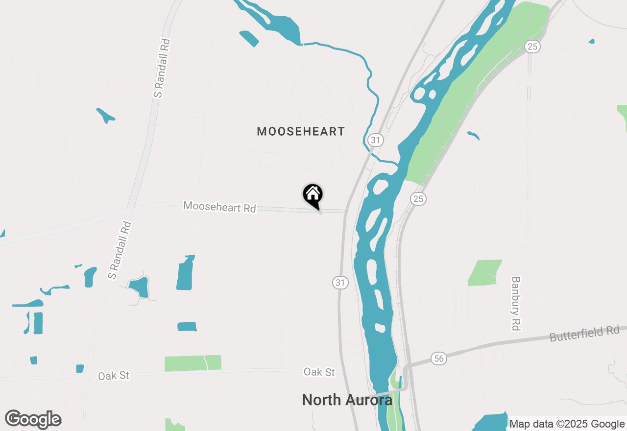 Map of 302 Mooseheart Road, North Aurora, IL 60542