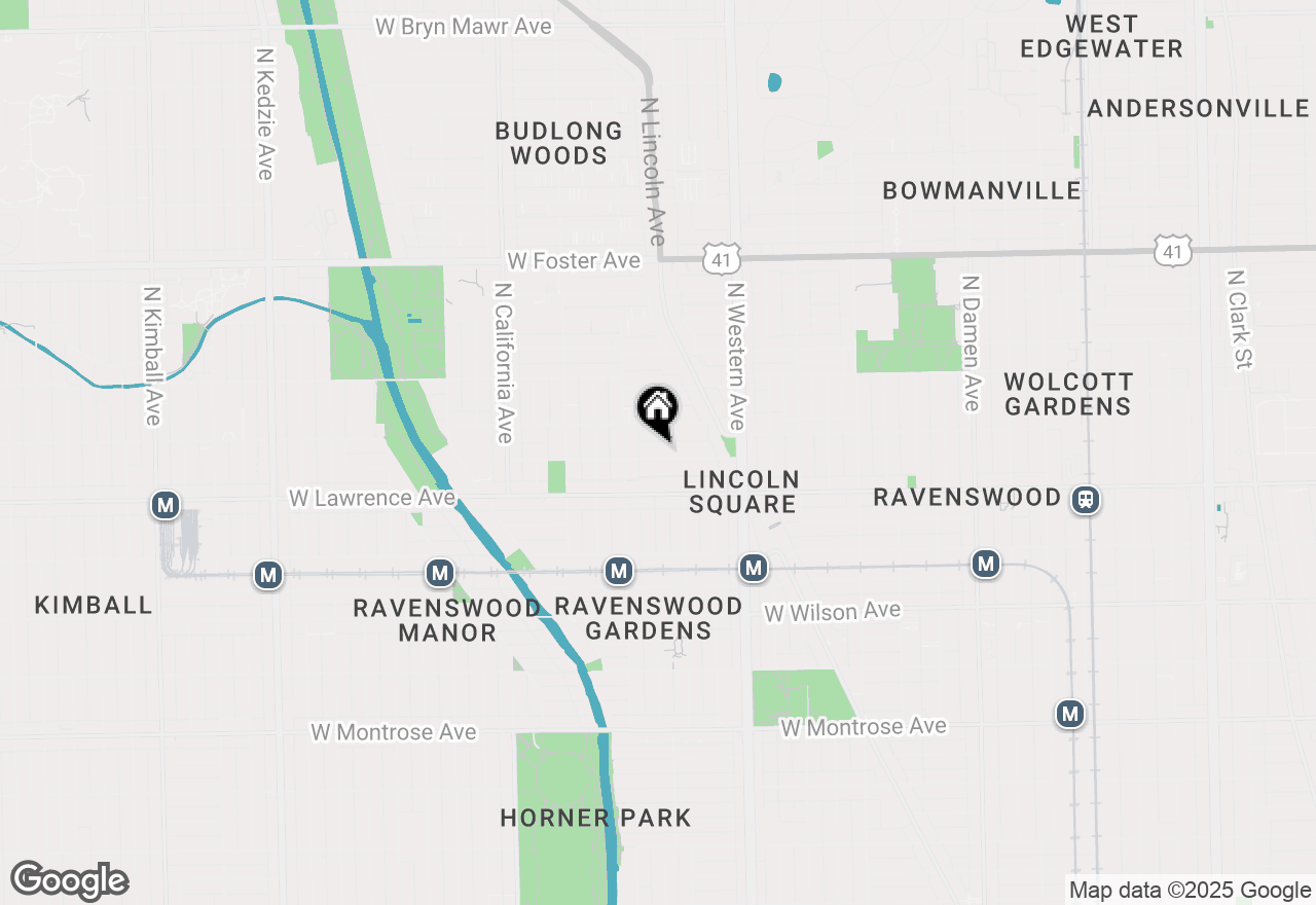 Map of 2526 W Gunnison Street #2, Chicago, IL 60625