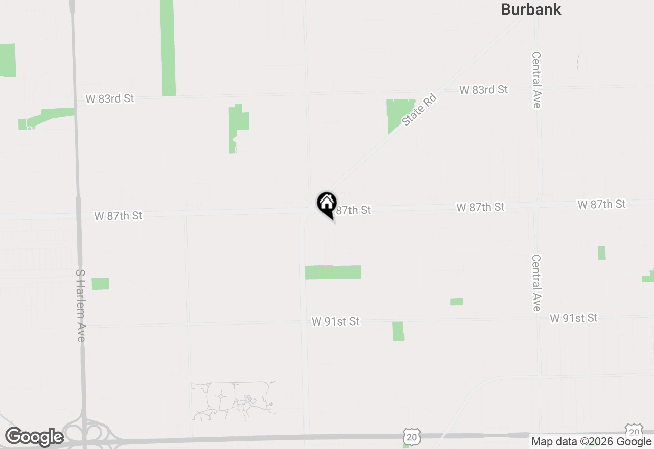 Map of 8704 Mobile Avenue #2C, Oak Lawn, IL 60453