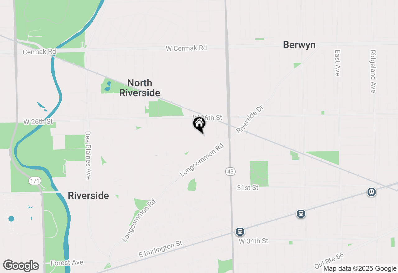 Map of 601 Selborne Road, Riverside, IL 60546