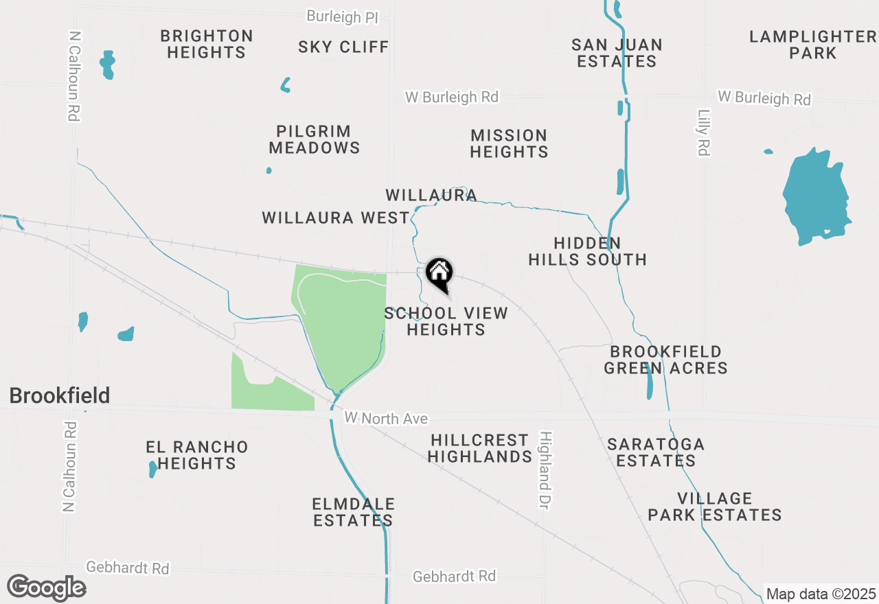 Map of 15300 Clifford Ct, Brookfield, WI 53005