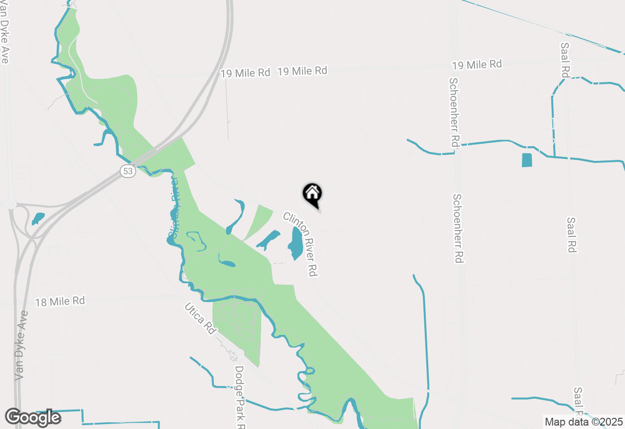 Map of 41755 Montroy Drive, Sterling Heights, MI 48313