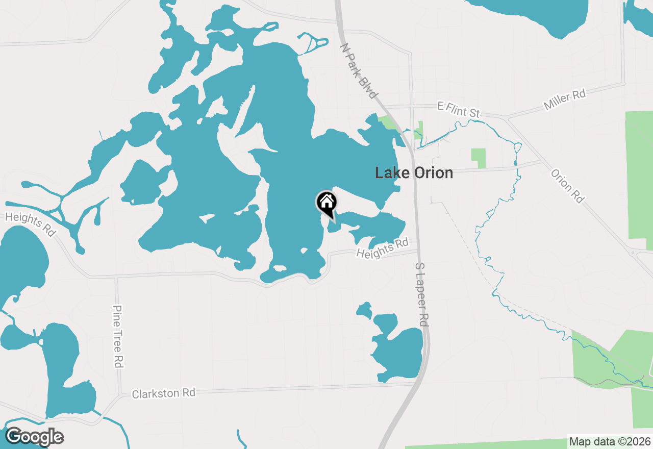 Map of 231 O'connor Street, Lake Orion, MI 48362