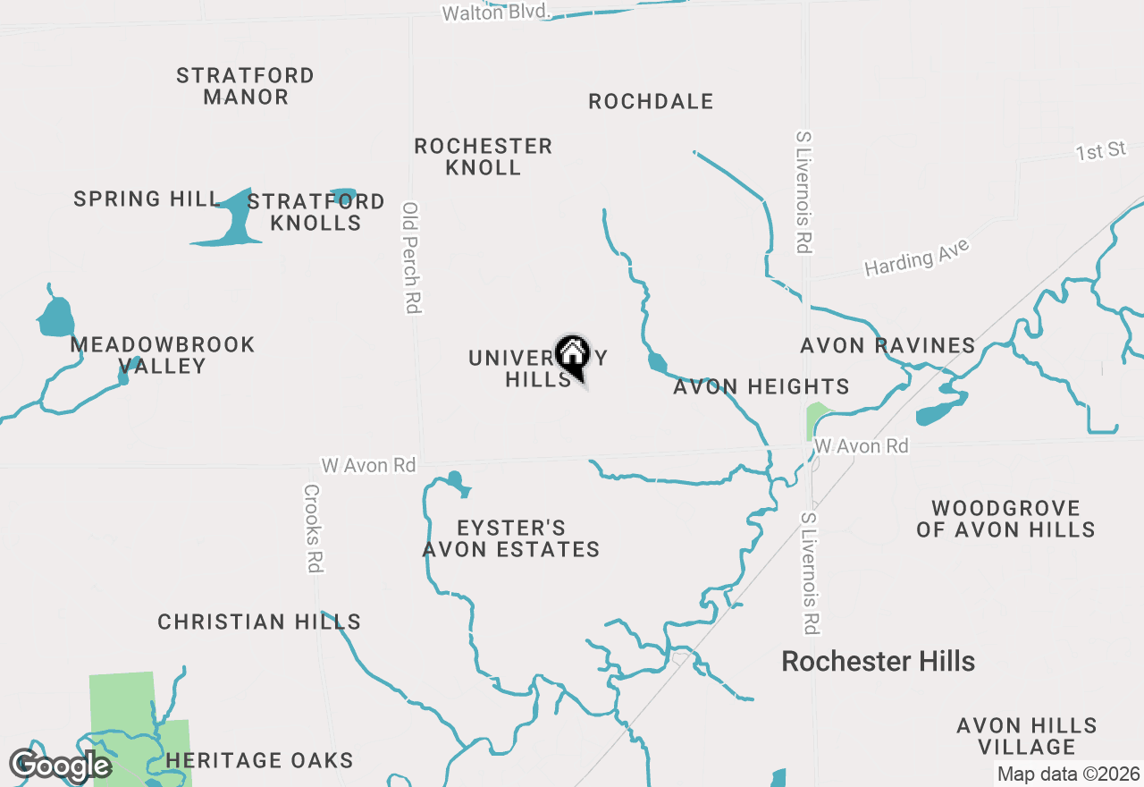 Map of 839 Spartan Drive, Rochester Hills, MI 48309