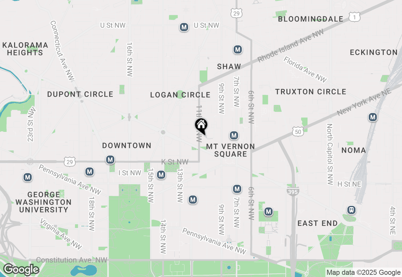 Map of 1111 11th Street Nw #902, Washington, DC 20001