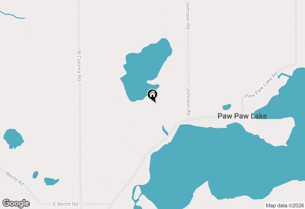 Map of 7038 Little Paw Paw Lake Road, Coloma, MI 49038