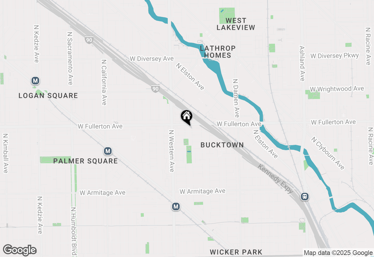 Map of 2334 N Oakley Avenue, Chicago, IL 60647