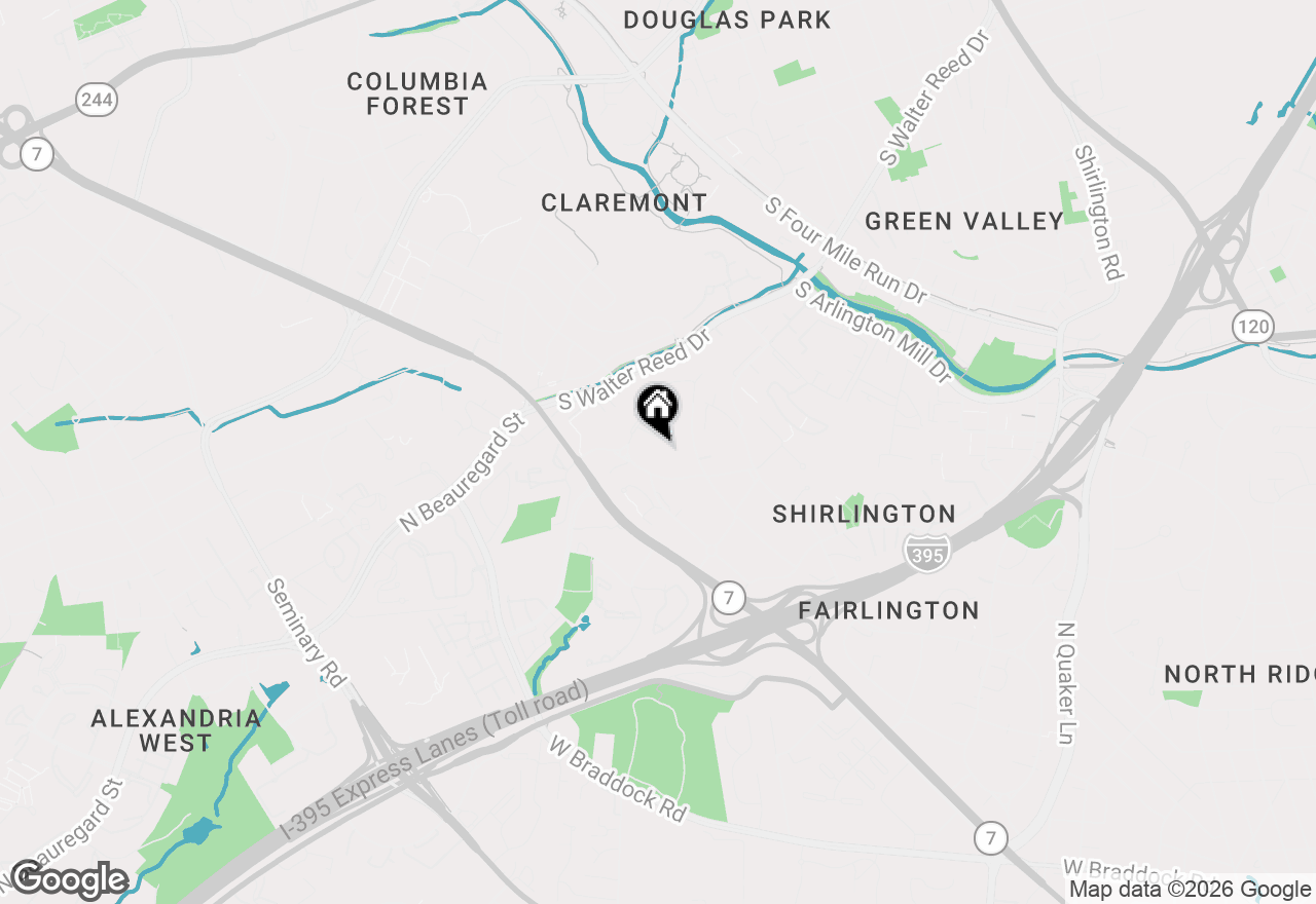 Map of 4862 28th Street S #C2, Arlington, VA 22206