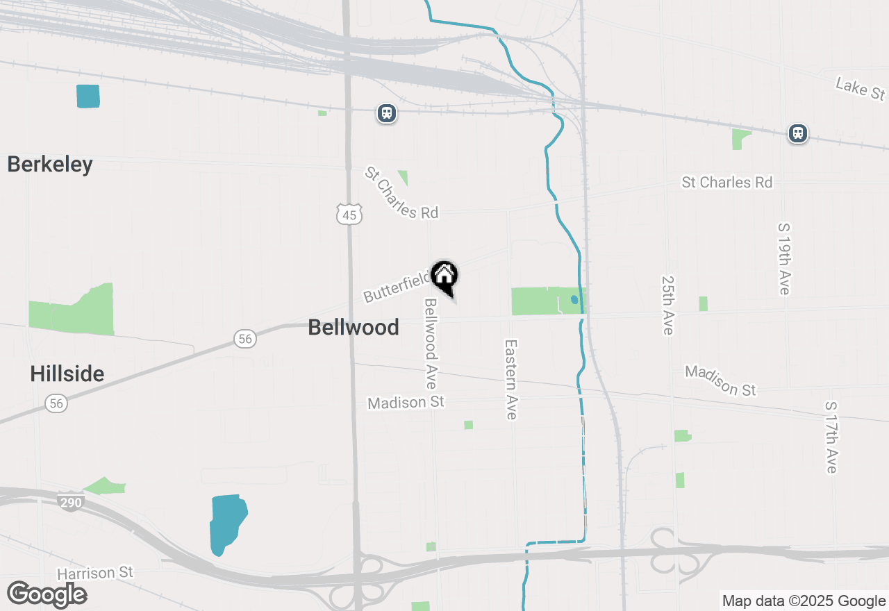 Map of 530 Bohland Avenue, Bellwood, IL 60104