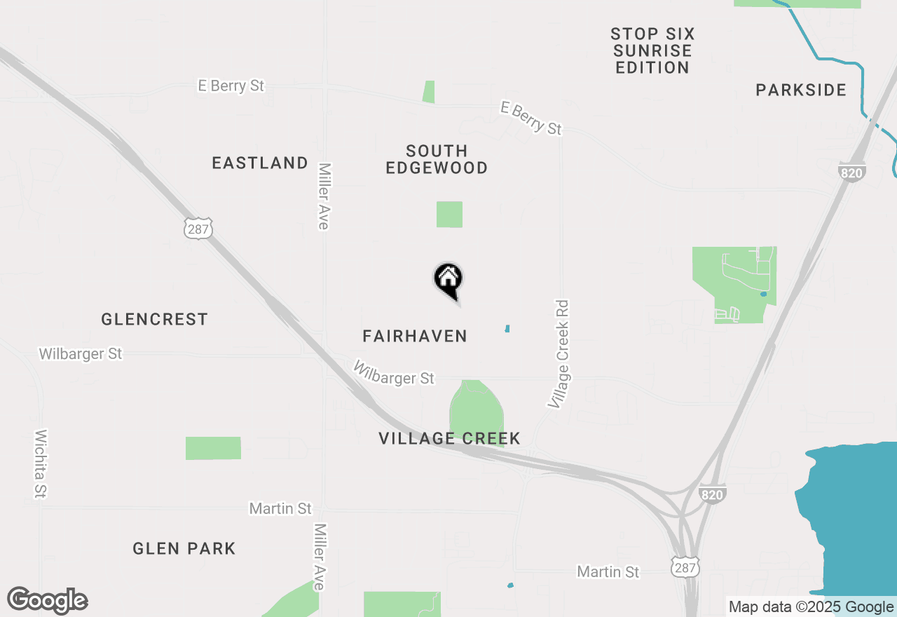 Map of 4201 Burke Road, Fort Worth, TX 76119