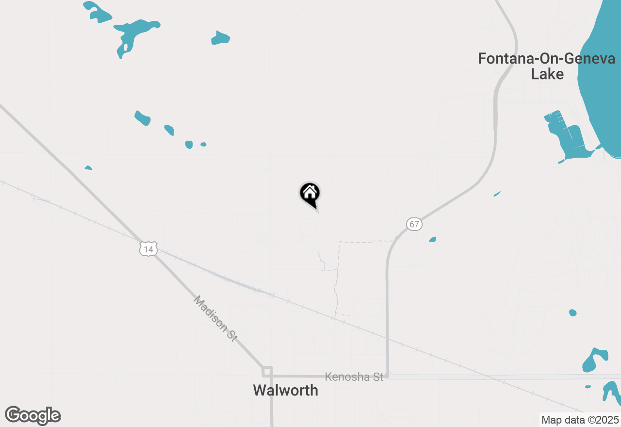Map of 482 Fox Ln, Walworth, WI 53184