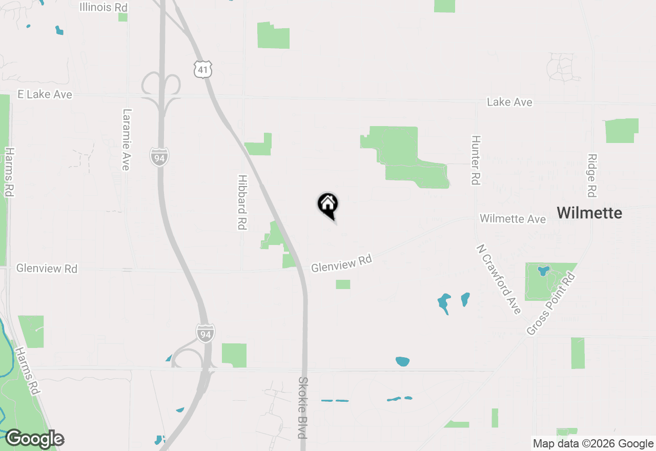 Map of 440 Sunset Drive, Wilmette, IL 60091