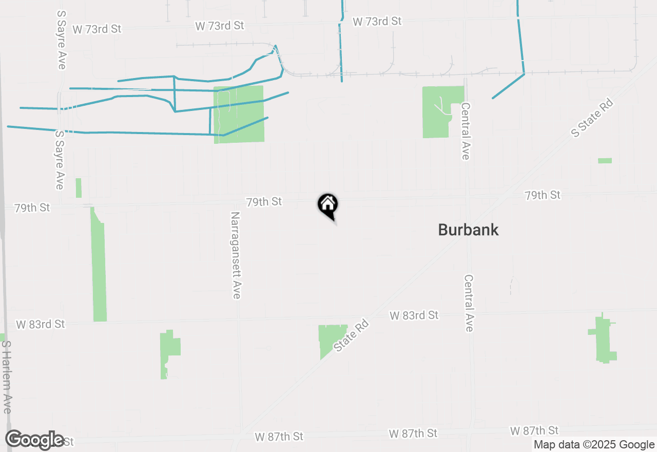 Map of 7950 Mcvicker Avenue, Burbank, IL 60459
