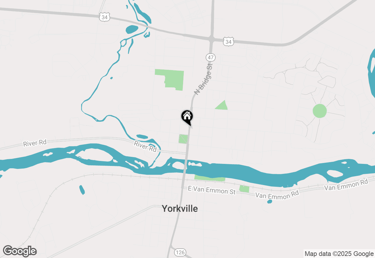 Map of 405 N Bridge Street, Yorkville, IL 60560