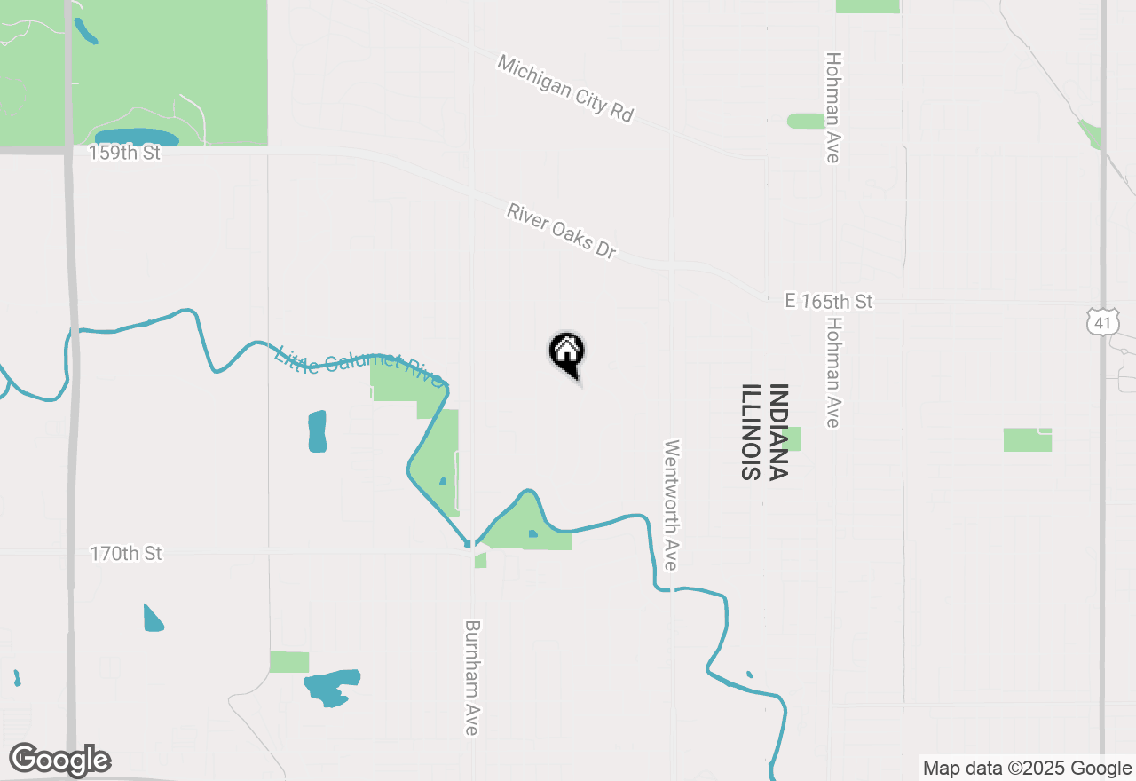 Map of 1433 Stanley Boulevard, Calumet City, IL 60409