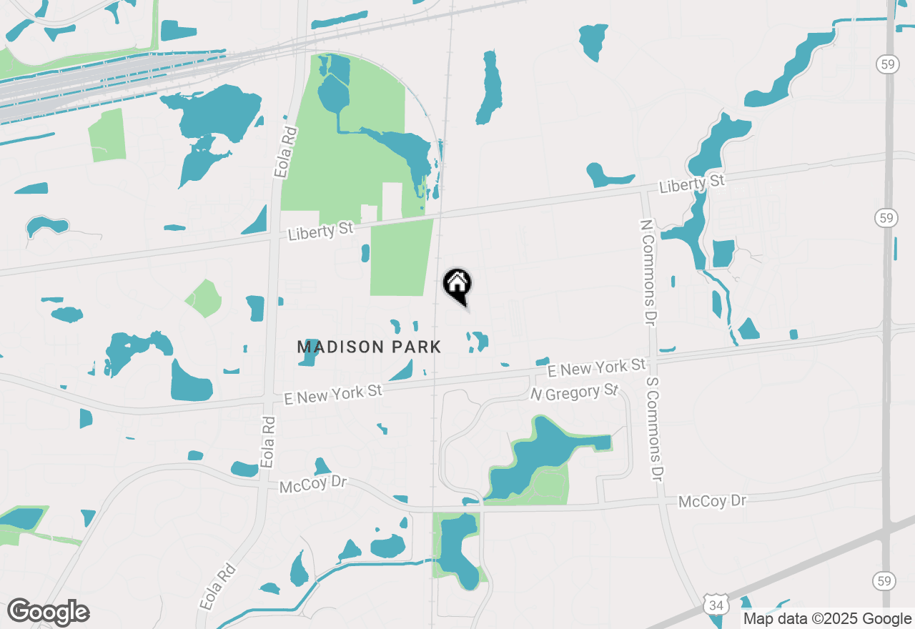 Map of 3462 Bradbury Circle, Aurora, IL 60504