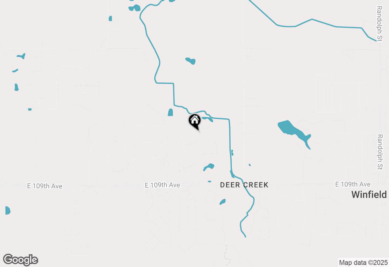 Map of 5849 E 105th Place, Crown Point, IN 46307