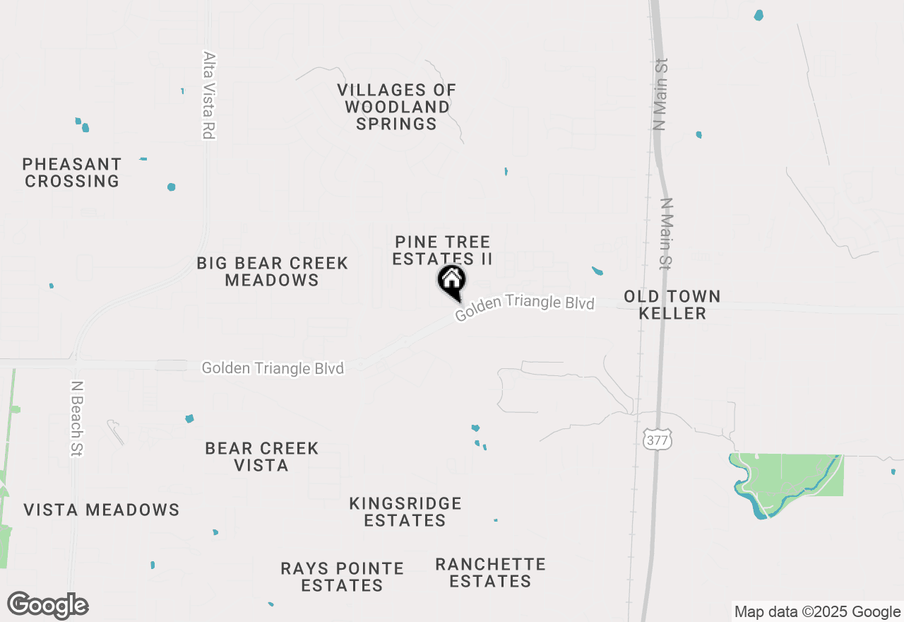 Map of 11103 Golden Triangle Circle, Fort Worth, TX 76244