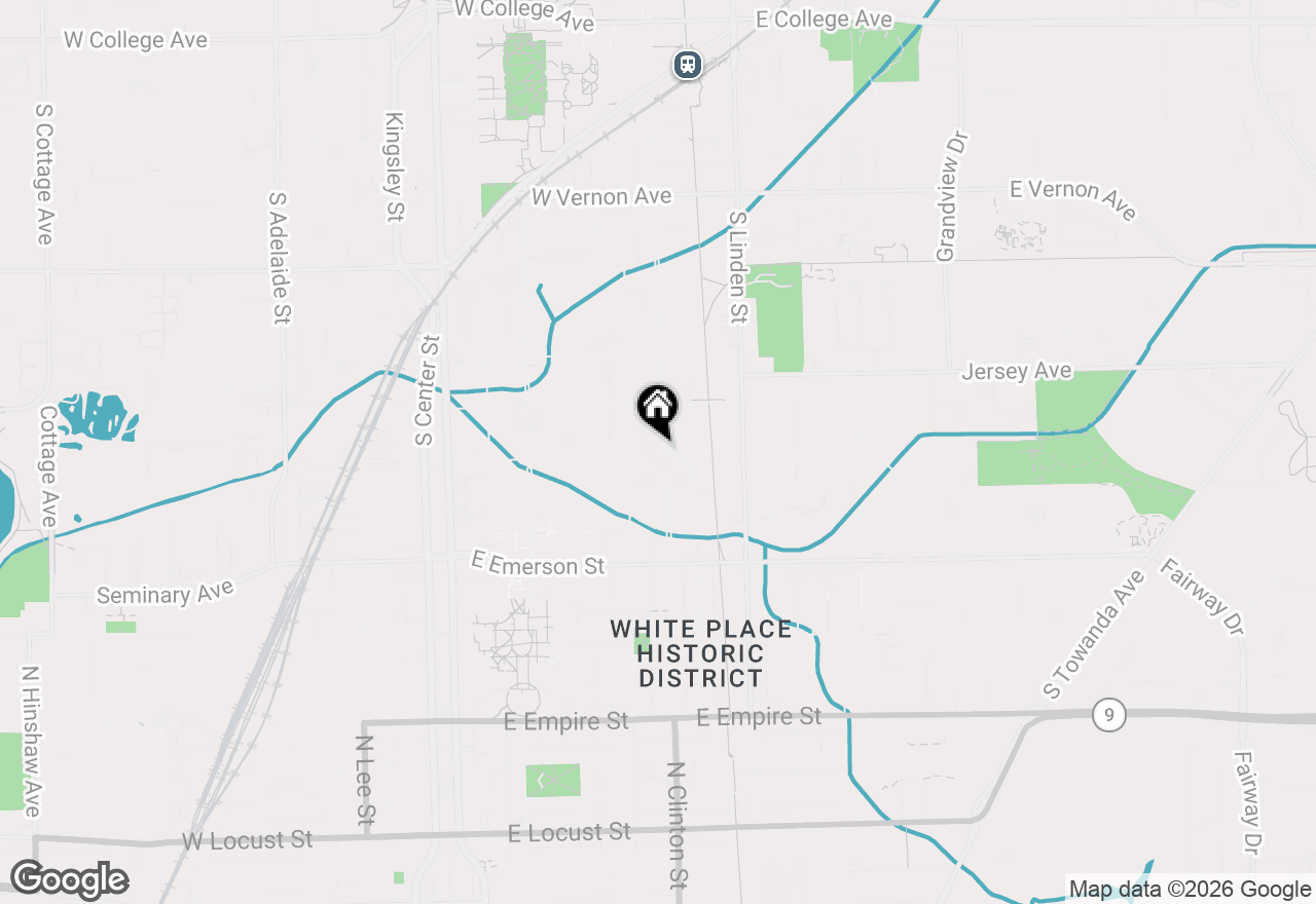 Map of 5 Broadway Place, Normal, IL 61761