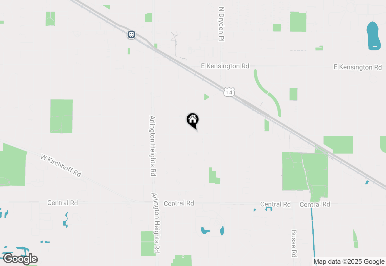 Map of 610 E Fairview Street, Arlington Heights, IL 60005