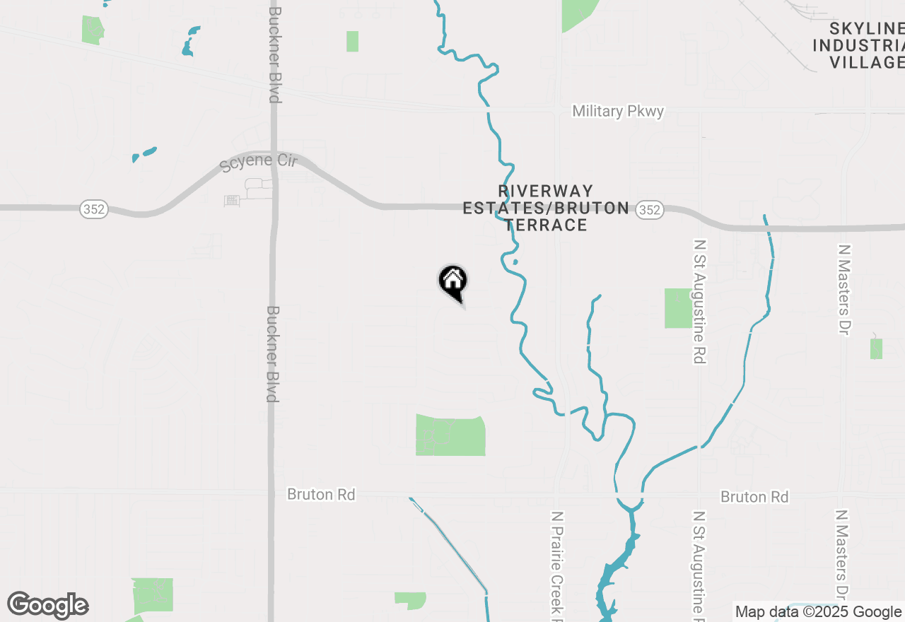 Map of 8707 Ukiah Drive, Dallas, TX 75227