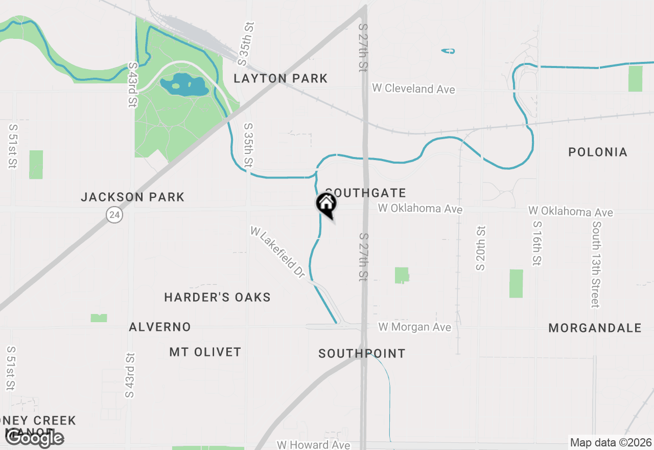 Map of 3148 S 30th St, Milwaukee, WI 53215