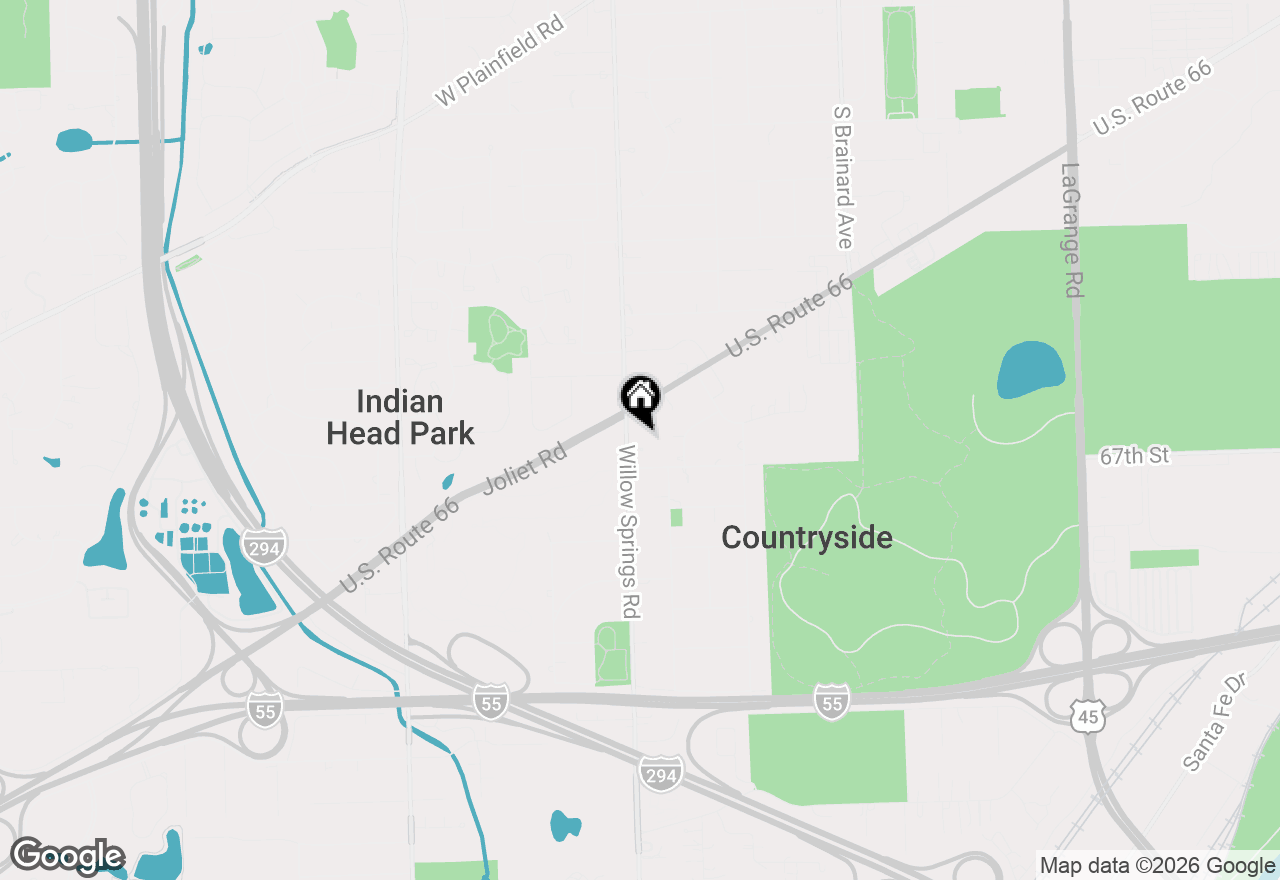 Map of 6602 Natasha Court, Countryside, IL 60525