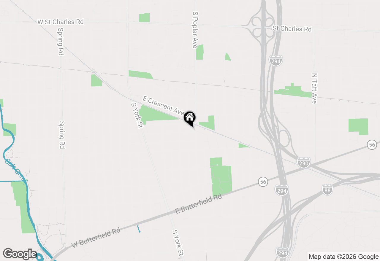 Map of 291 E Wilson Street, Elmhurst, IL 60126