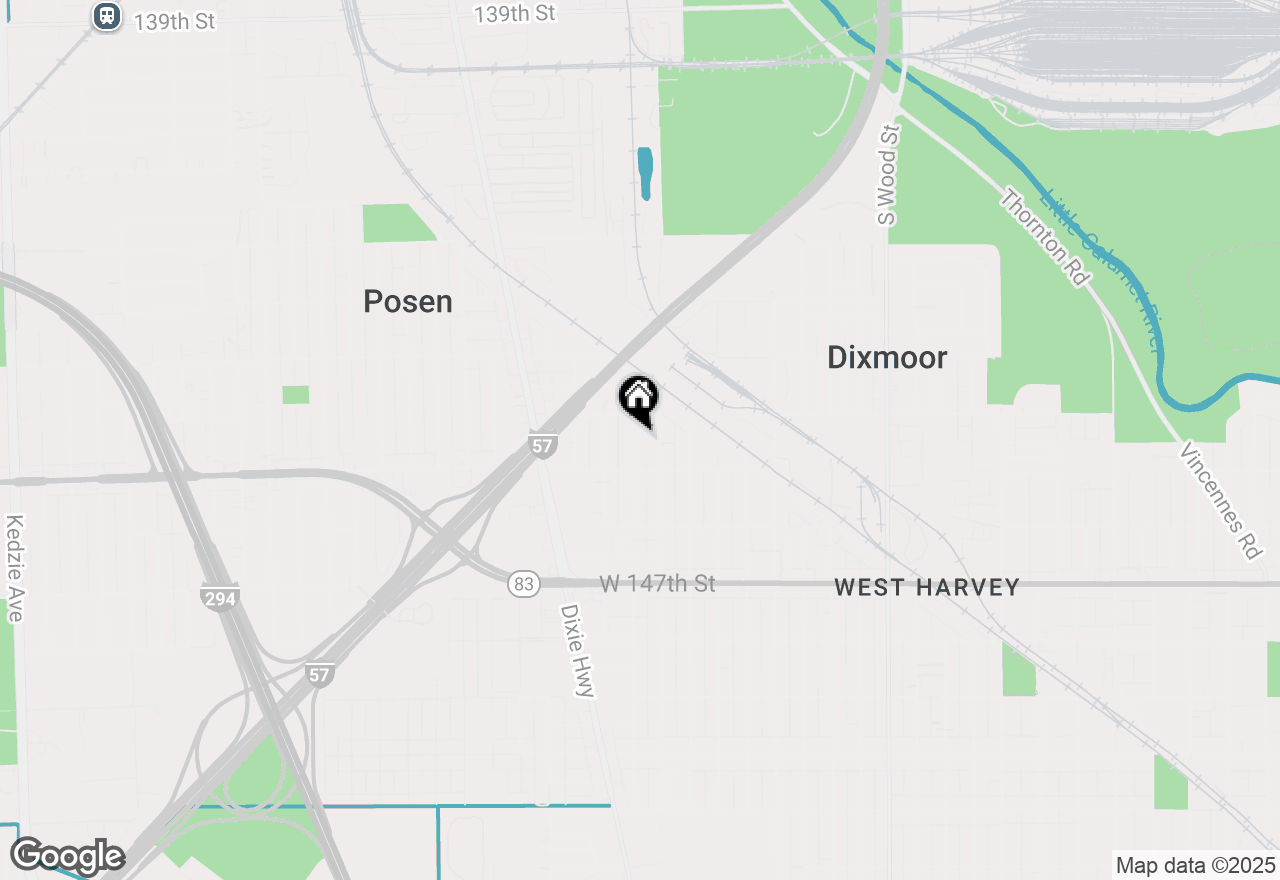 Map of 14425 Vail Avenue, Harvey, IL 60426