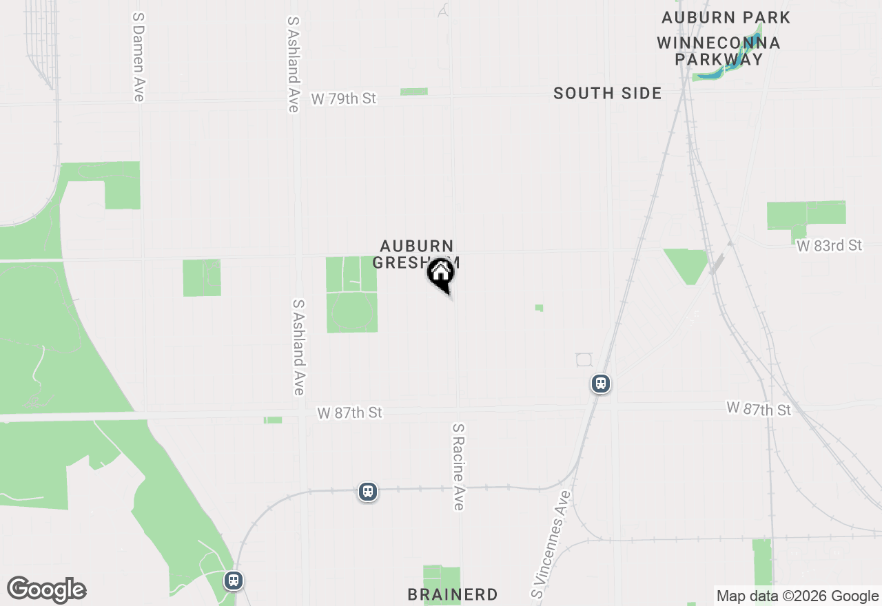 Map of 8411 S Elizabeth Street, Chicago, IL 60620