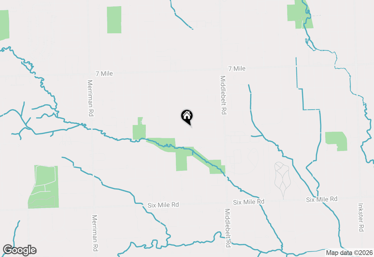 Map of 18300 Melvin Street, Livonia, MI 48152