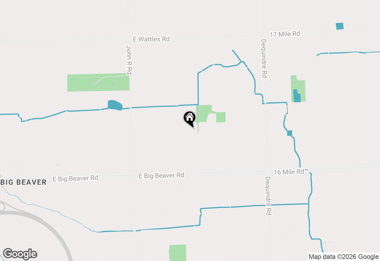 Map of 3417 Rowland Court, Troy, MI 48083
