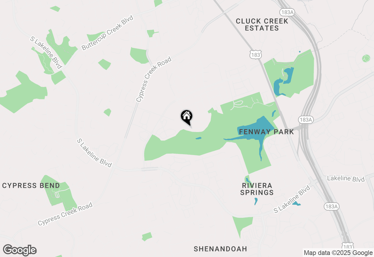 Map of 1808 Harvest Bend Ln, Cedar Park, TX 78613