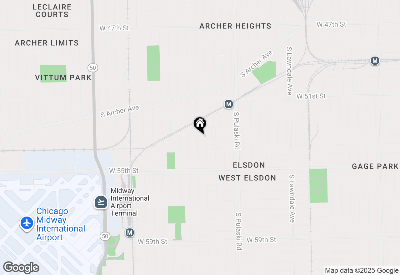 Map of 5308 S Keeler Avenue, Chicago, IL 60632