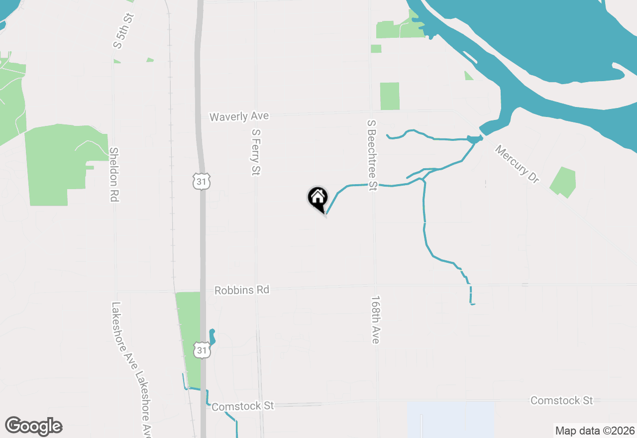 Map of 1330 S Griffin Street, Grand Haven, MI 49417