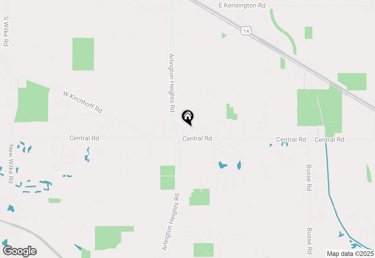 Map of 411 E Orchard Street, Arlington Heights, IL 60005