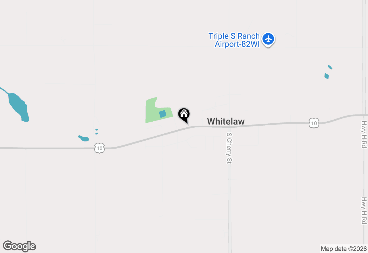 Map of 156 W Menasha Ave, Whitelaw, WI 54247