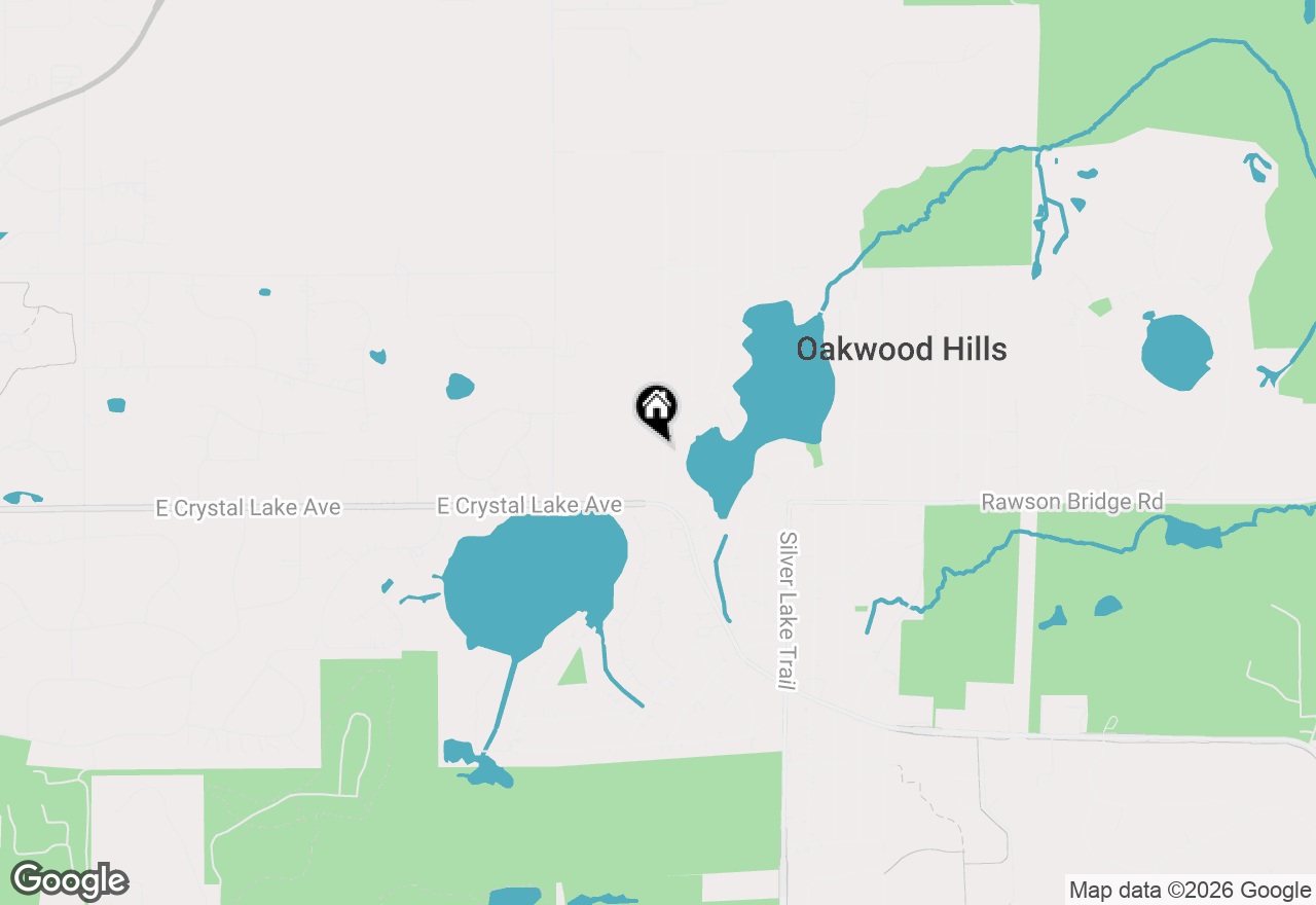 Map of 18 Greenview Road, Oakwood Hills, IL 60013