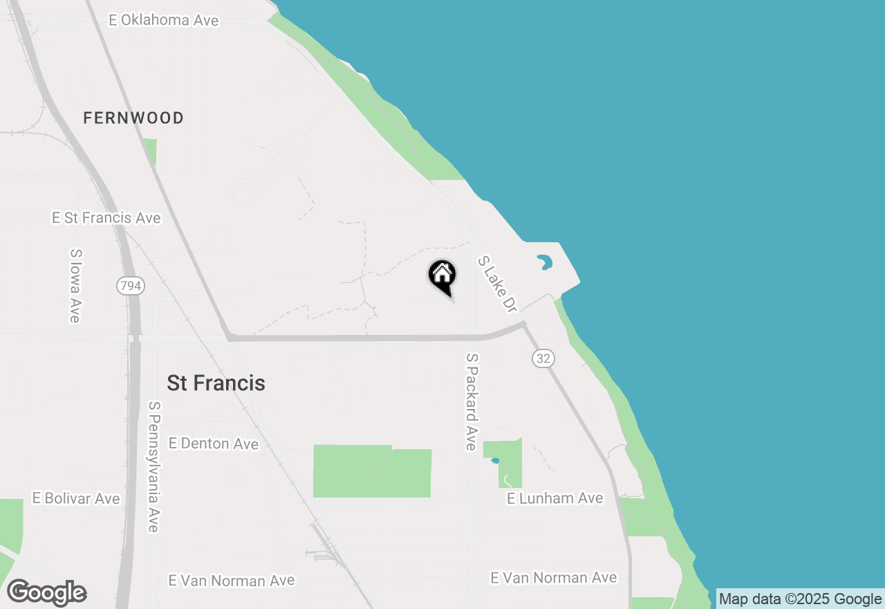 Map of Lt4 Sivyer Ave, St. Francis, WI 53235