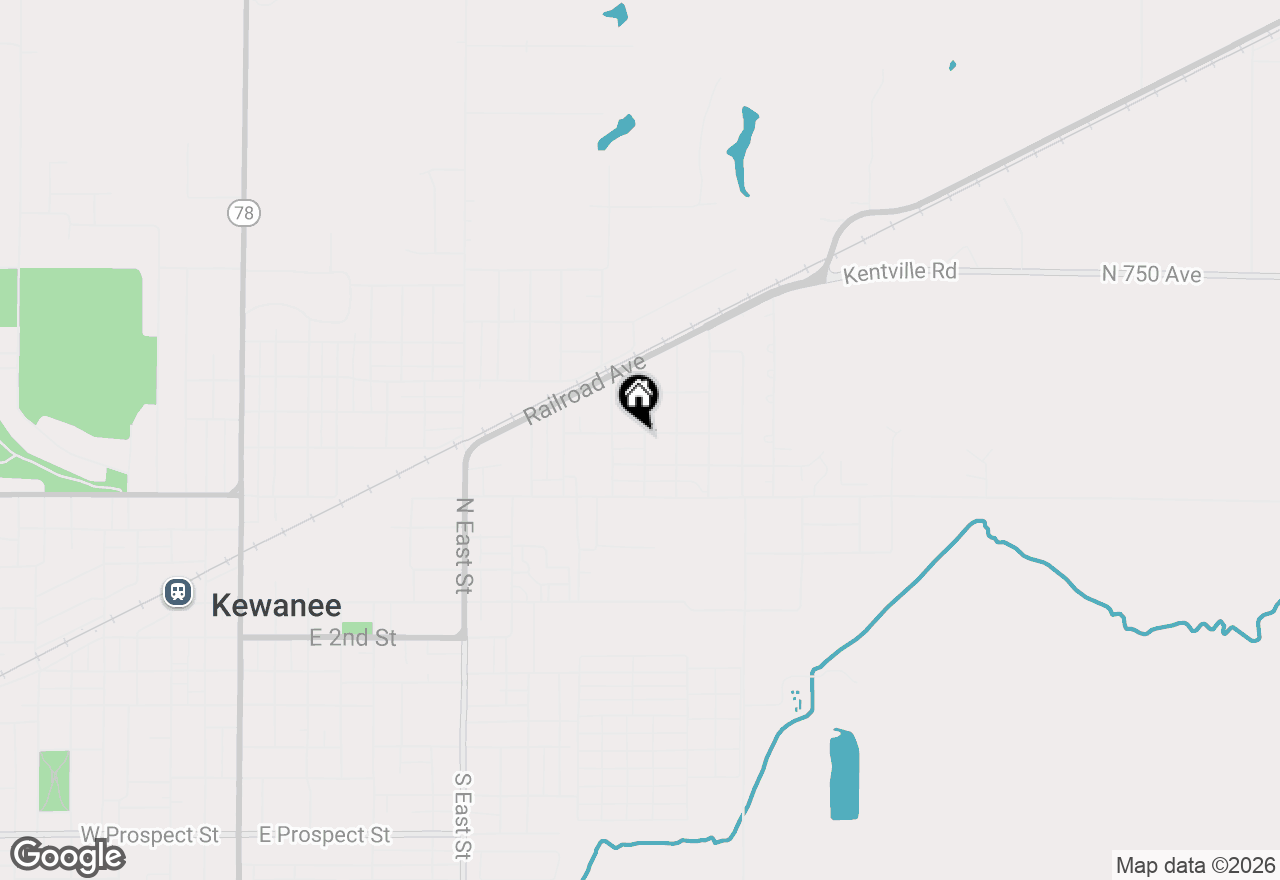 Map of 1221 June Street, Kewanee, IL 61443