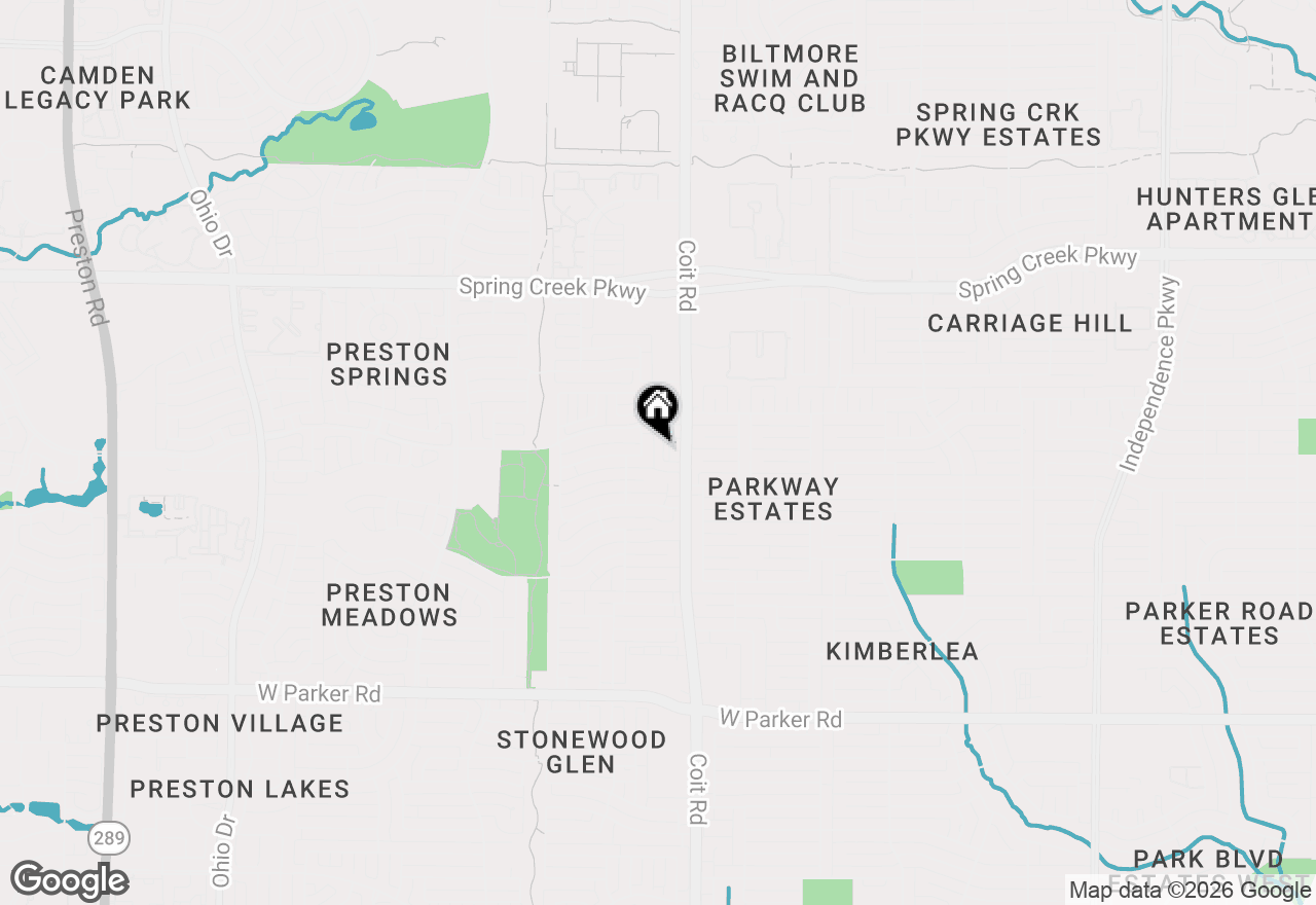 Map of 3909 Dubois Drive, Plano, TX 75093
