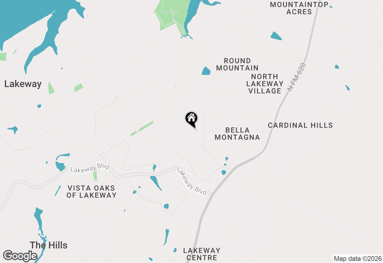 Map of 415 Hazeltine Dr, Lakeway, TX 78734