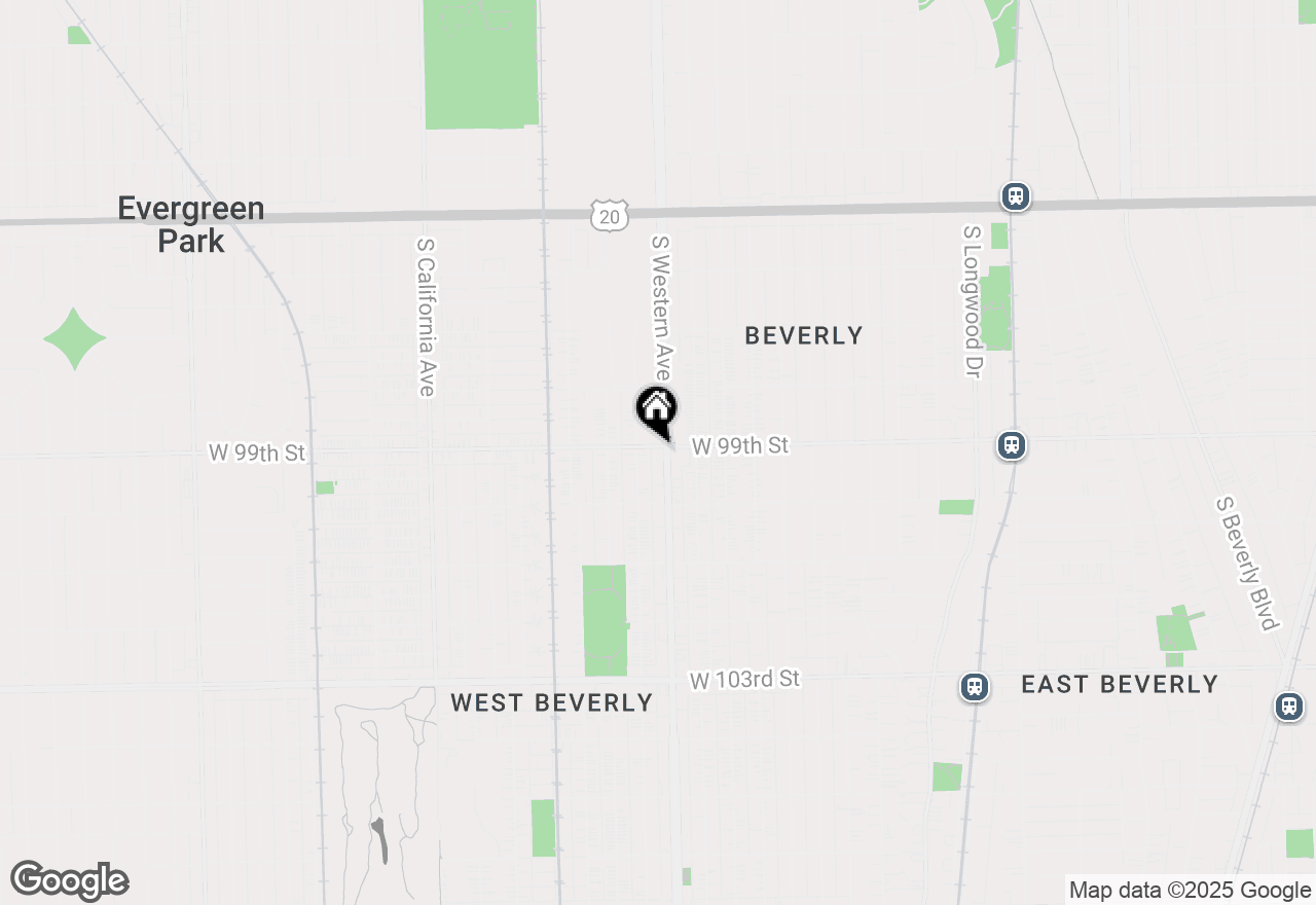 Map of 9900 S Western Avenue, Chicago, IL 60643